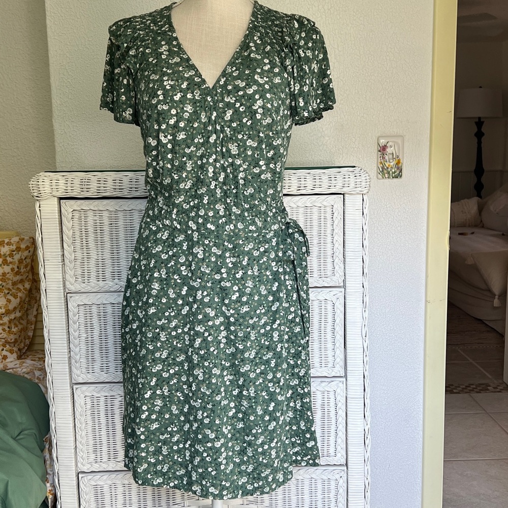 Floral Wrap Dress